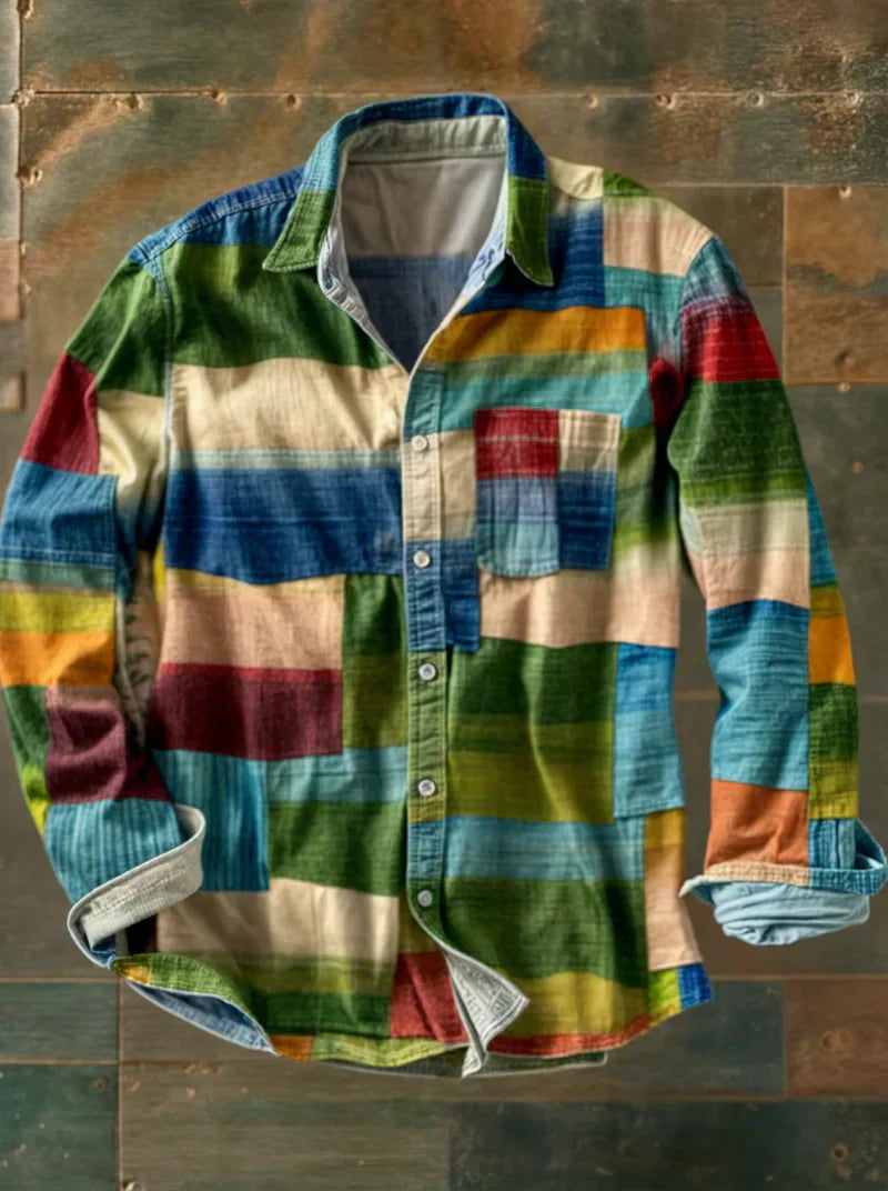 Sietse | Premium Patchwork Overhemd