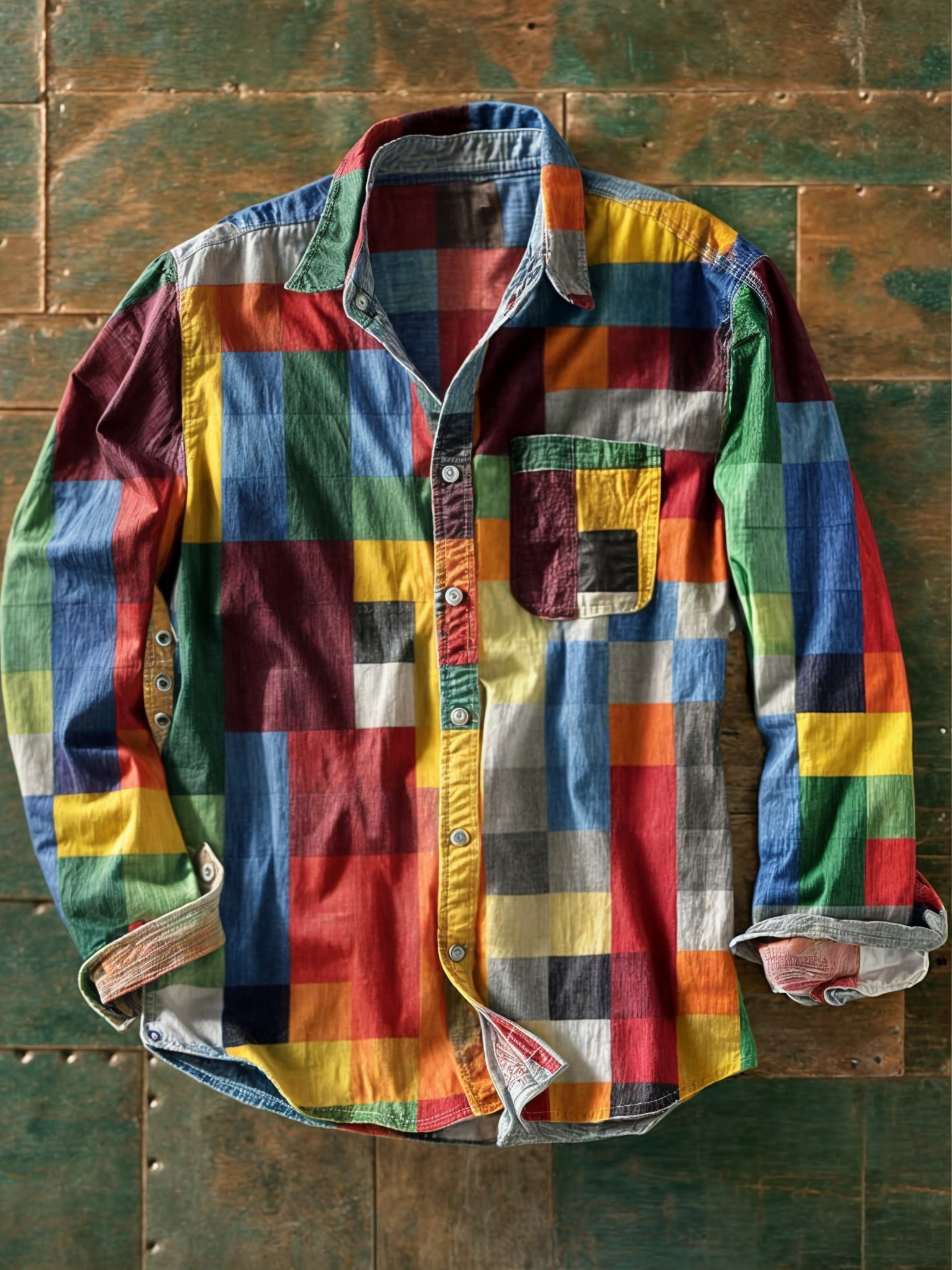 Sietse | Premium Patchwork Overhemd
