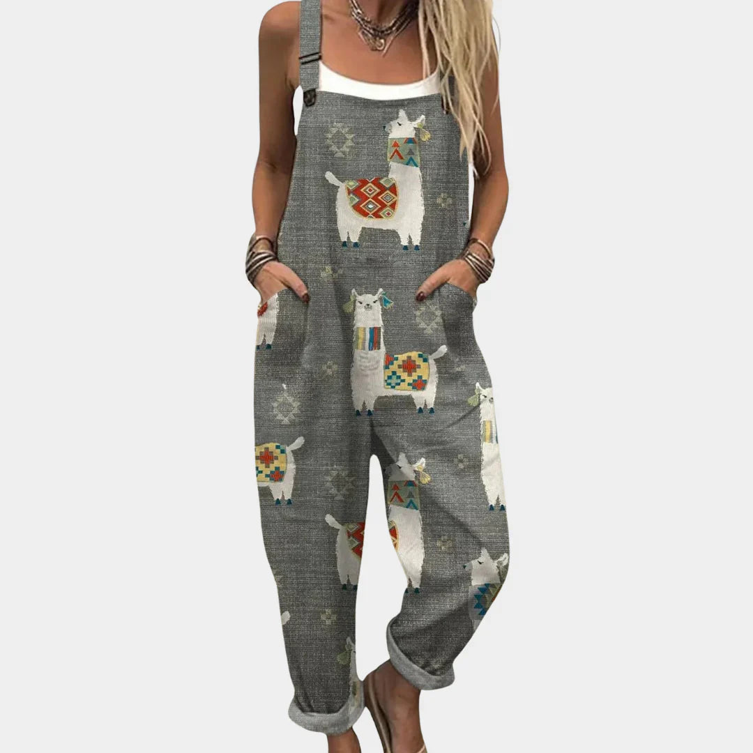 Jandis | Comfortabele tuinbroek met print